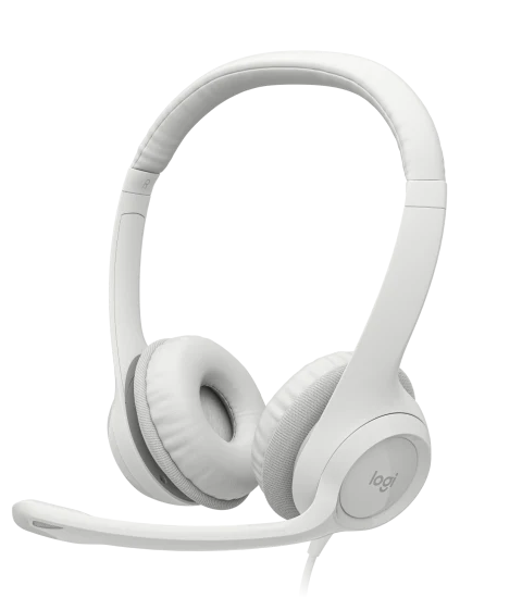 AURICULAR C/MICROFONO LOGITECH H390 WHITE 981-001285