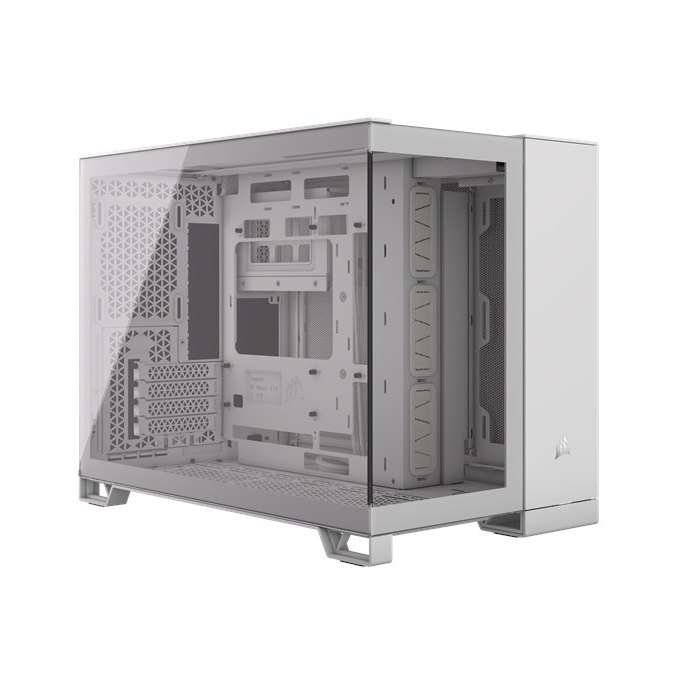 GABINETE CORSAIR 2500X TG MID-TOWER DUAL CHAMBER WHITE (4979)