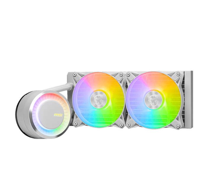 WATER COOLING MSI MAG CORELIQUID E240 2X CPU COOLER 240MM WHITE (4140)