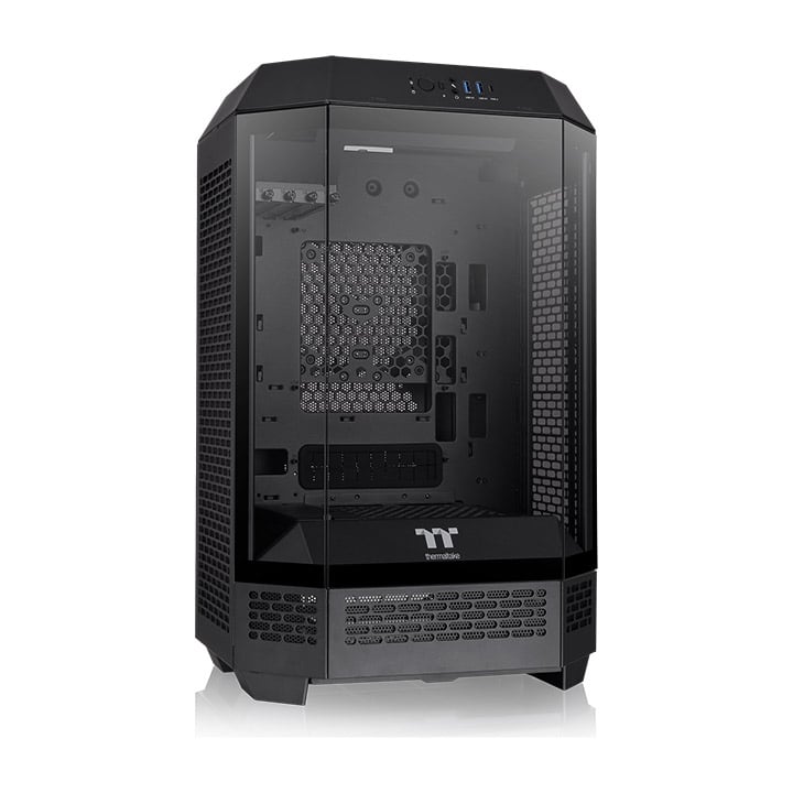 GABINETE TT THE TOWER 300 MID-TOWER TG X3 FAN X2 BLACK (1051)