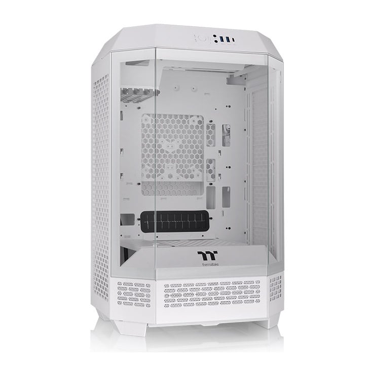 GABINETE TT THE TOWER 300 MID-TOWER TG X3 FAN X2 SNOW WHITE (1068)