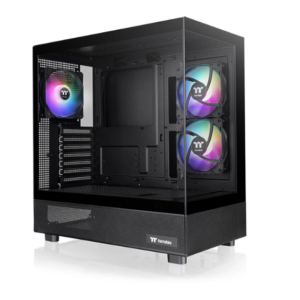 Gabinete TT View 270 Plus Mid-Tower TG x2 Fan ARGB x3 Black (4182)
