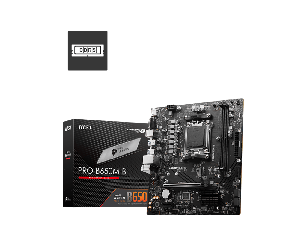 MOTHER MSI PRO B650M-B DDR5 AM5 (SERIE 7000/8000) (4797)