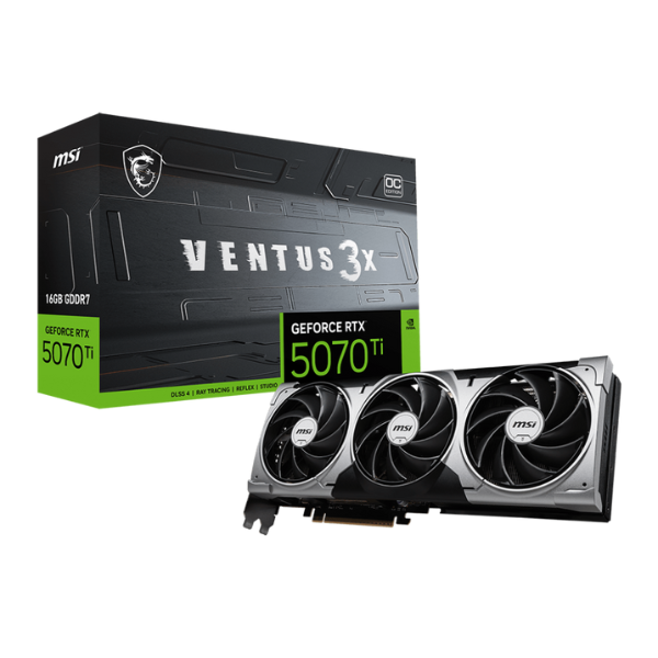 VGA MSI GEFORCE RTX 5070 TI 16G VENTUS 3X OC (1589)