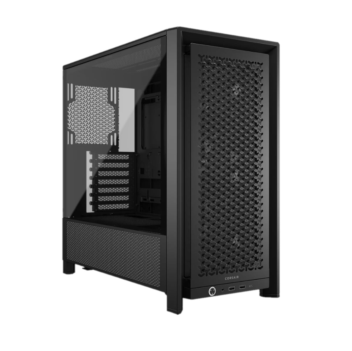 GABINETE CORSAIR FRAME 4000D RS MID-TOWER TG FAN X3 BLACK (6571)