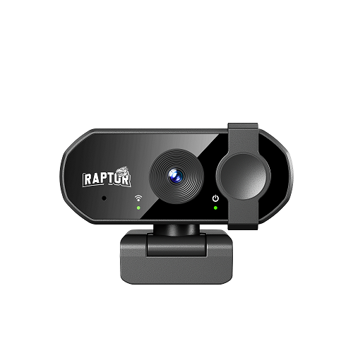 WEB CAM RAPTOR VISION 4K C/MICROFONO C/TAPA (7008)