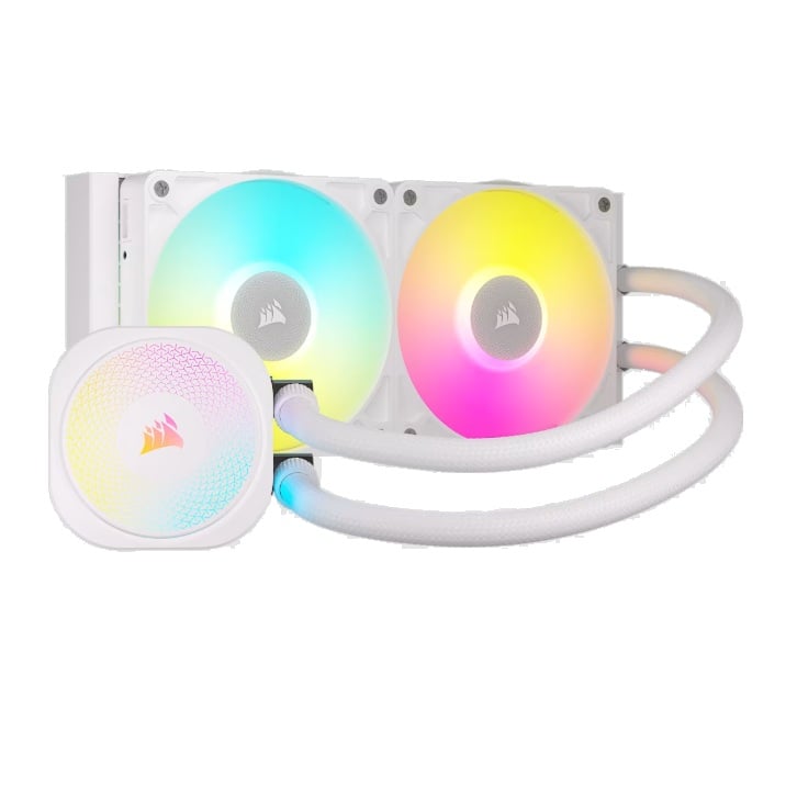 WATER COOLING CORSAIR ICUE LINK TITAN 240 RX RGB 2X CPU COOLER 240MM WHITE (5456)