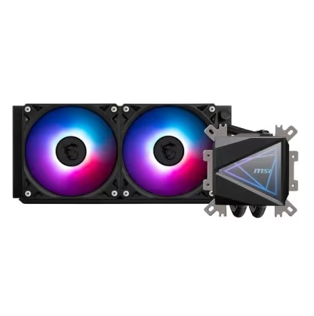 WATER COOLING MSI MAG CORELIQUID I240 2X CPU COOLER 240MM BLACK (3187)
