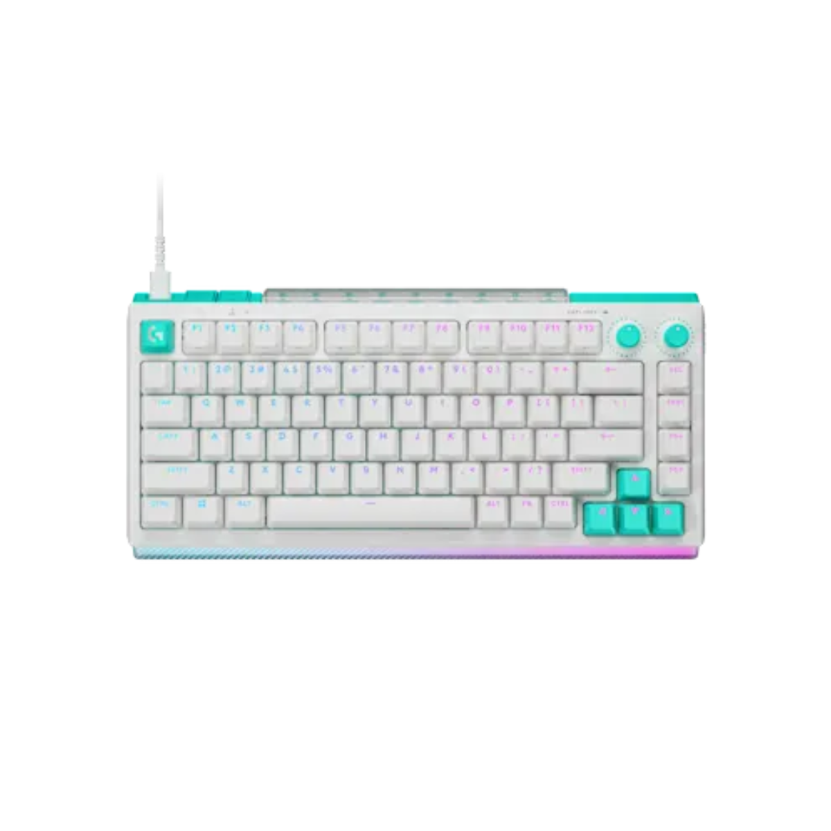 TECLADO LOGITECH G512 X WHITE MEC RGB WIFI 920-013948