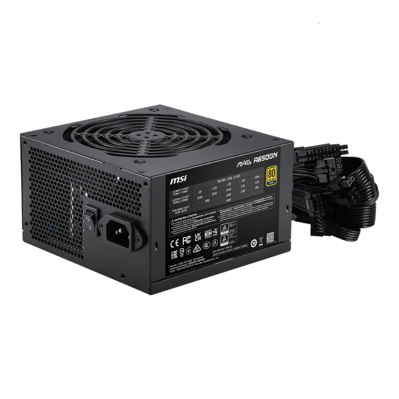 FUENTE MSI MAG A650GN 650W 80 PLUS GOLD (8535)