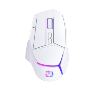 Mouse Gamer Raptor Storm Grip Wireless 9 botones 24000dpi retroiluminado c/soft White (2968)