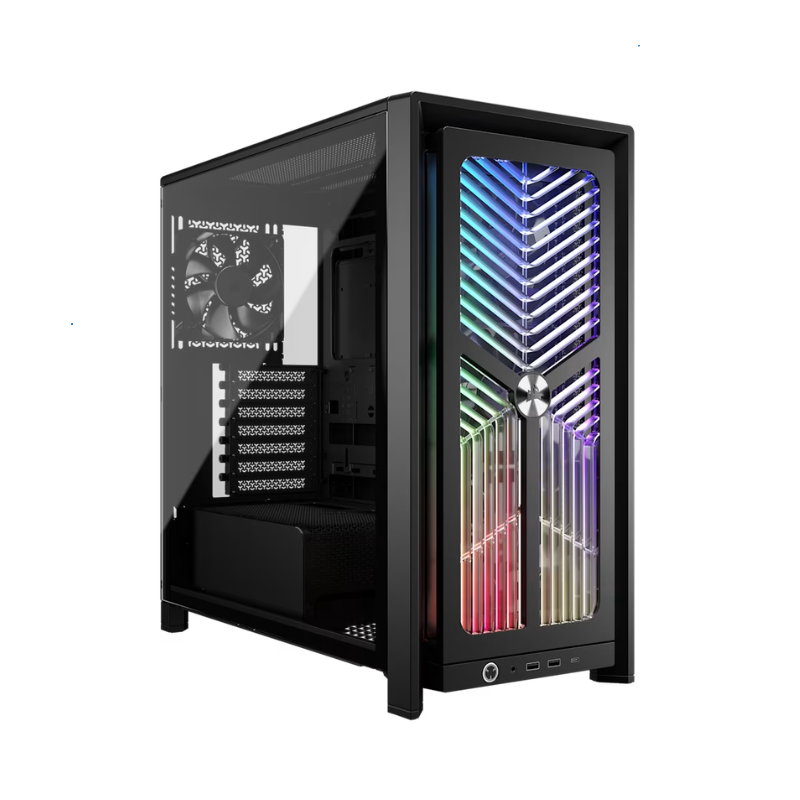 GABINETE CORSAIR FRAME 4000X RS MID-TOWER TG FAN X3 BLACK (8828)
