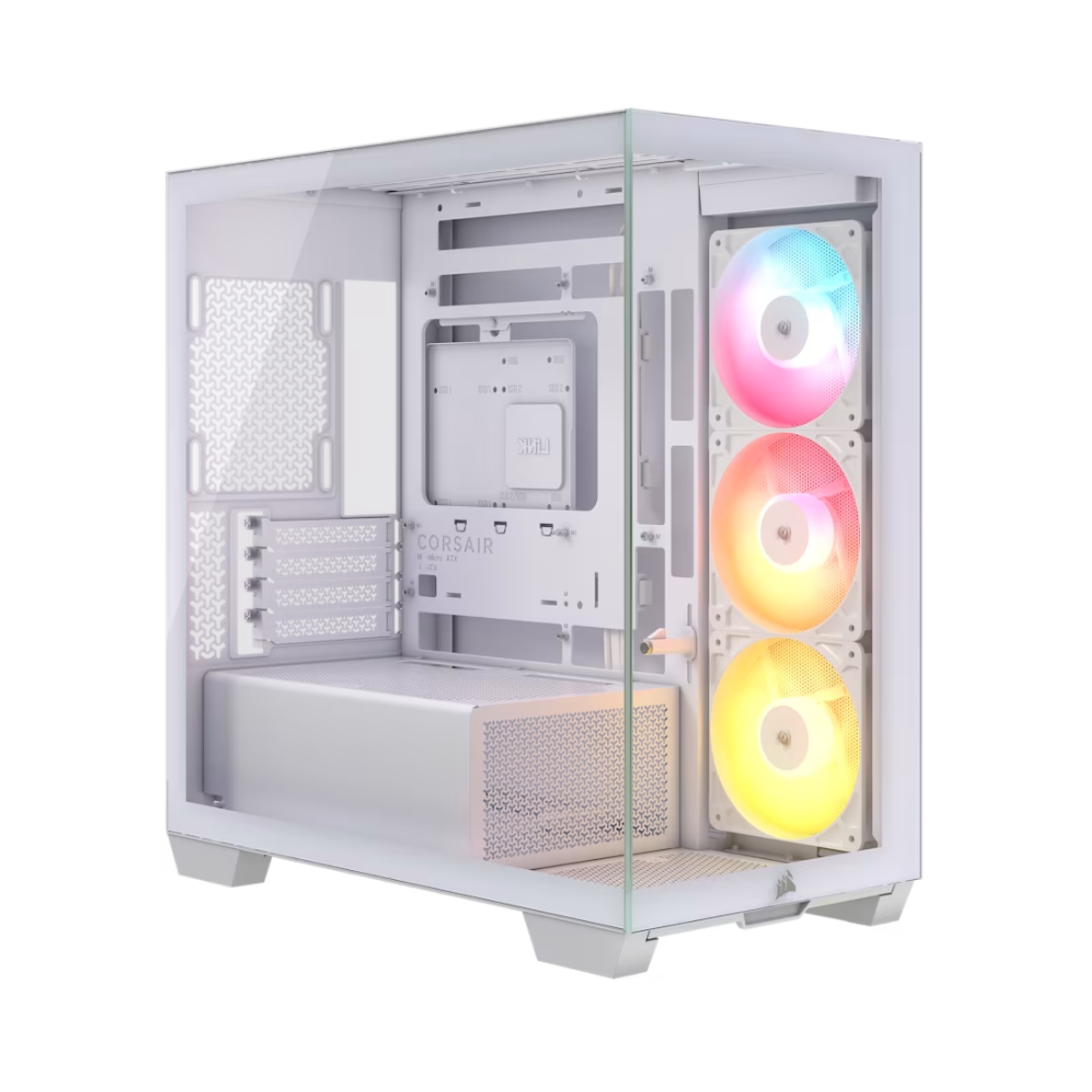 GABINETE CORSAIR FRAME 2800X RS-R ARGB MINI-TOWER TG WHITE (4925)