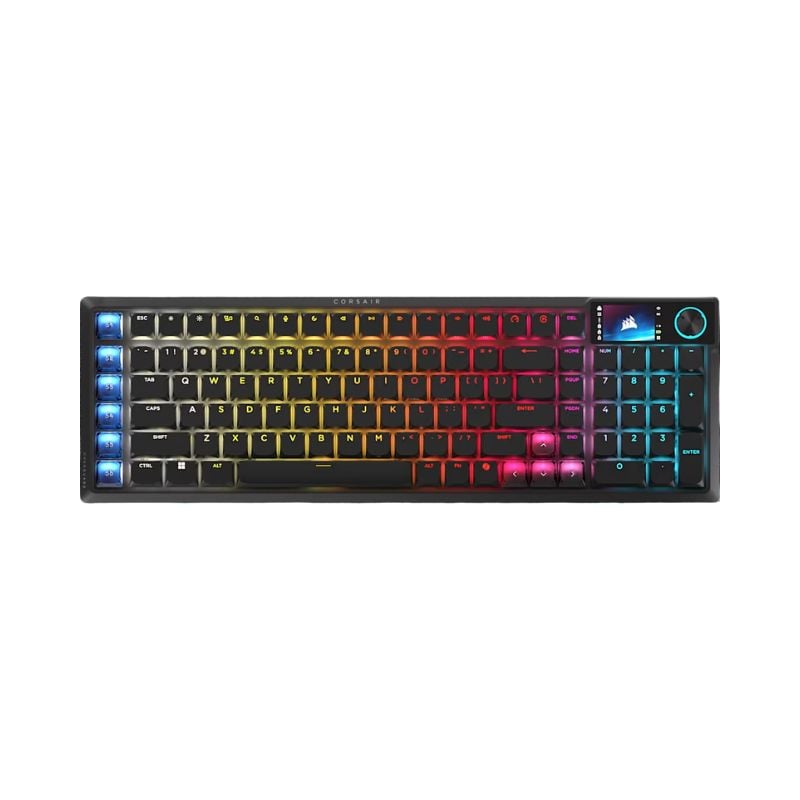 TECLADO CORSAIR VANGUARD AIR 99 WIRELESS MECANICO LOW PROFILE OPX BLACK (0364)