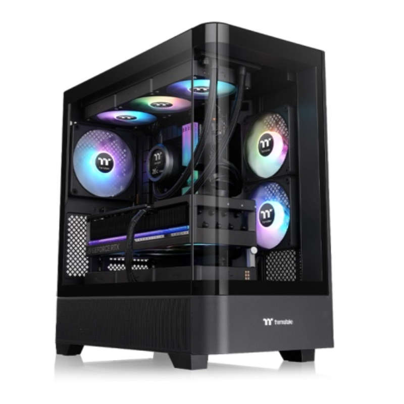 GABINETE TT VIEW 290 TG ARGB MID-TOWER BLACK (0072)