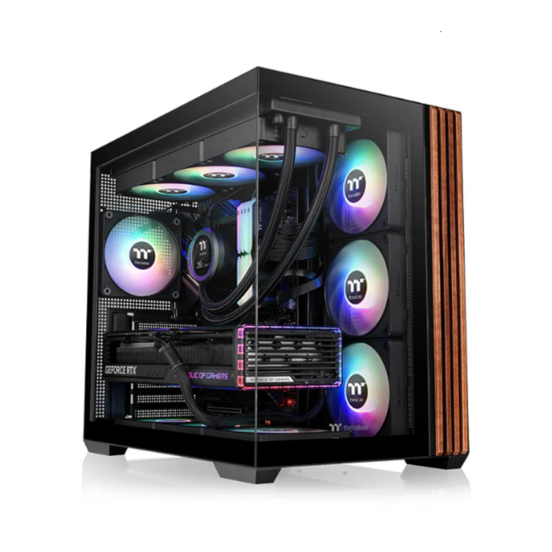 GABINETE TT VIEW 380 WS ARGB MID-TOWER BLACK (5589)