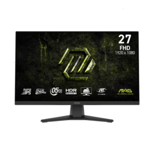 Monitor Gamer MSI 27" MAG 272F FHD Rapid IPS 240Hz 0.5ms Flat 2xHDMI + 1xDP (II) (7168)