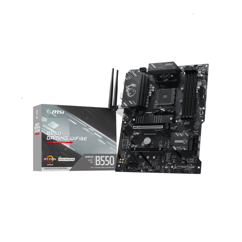 MOTHER MSI B550 GAMING WIFI6E DDR4 AM4 (SERIE 3000/4000/5000) (9082)