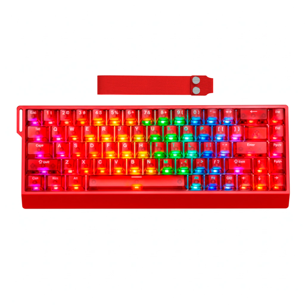 TECLADO MAGNETICO IROK MERCURY68 PRO RED