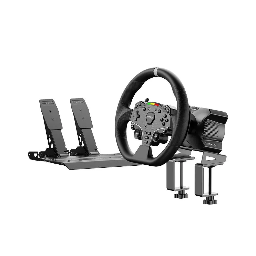 KIT VOLANTE BASE Y PEDALES MOZA R3 PARA PC