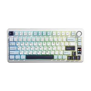 TECLADO MECANICO AULA S75 PRO LIGHT BLUE WHITE BLACK PURPLE WIR 75% RGB SW SEIYA INGLES