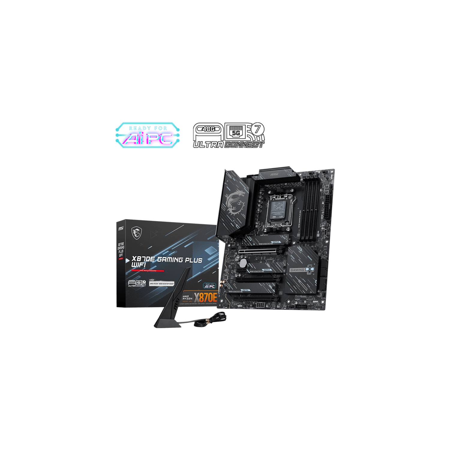 MOTHERBOARD MSI X870E GAMING PLUS WIFI AM5 DD5