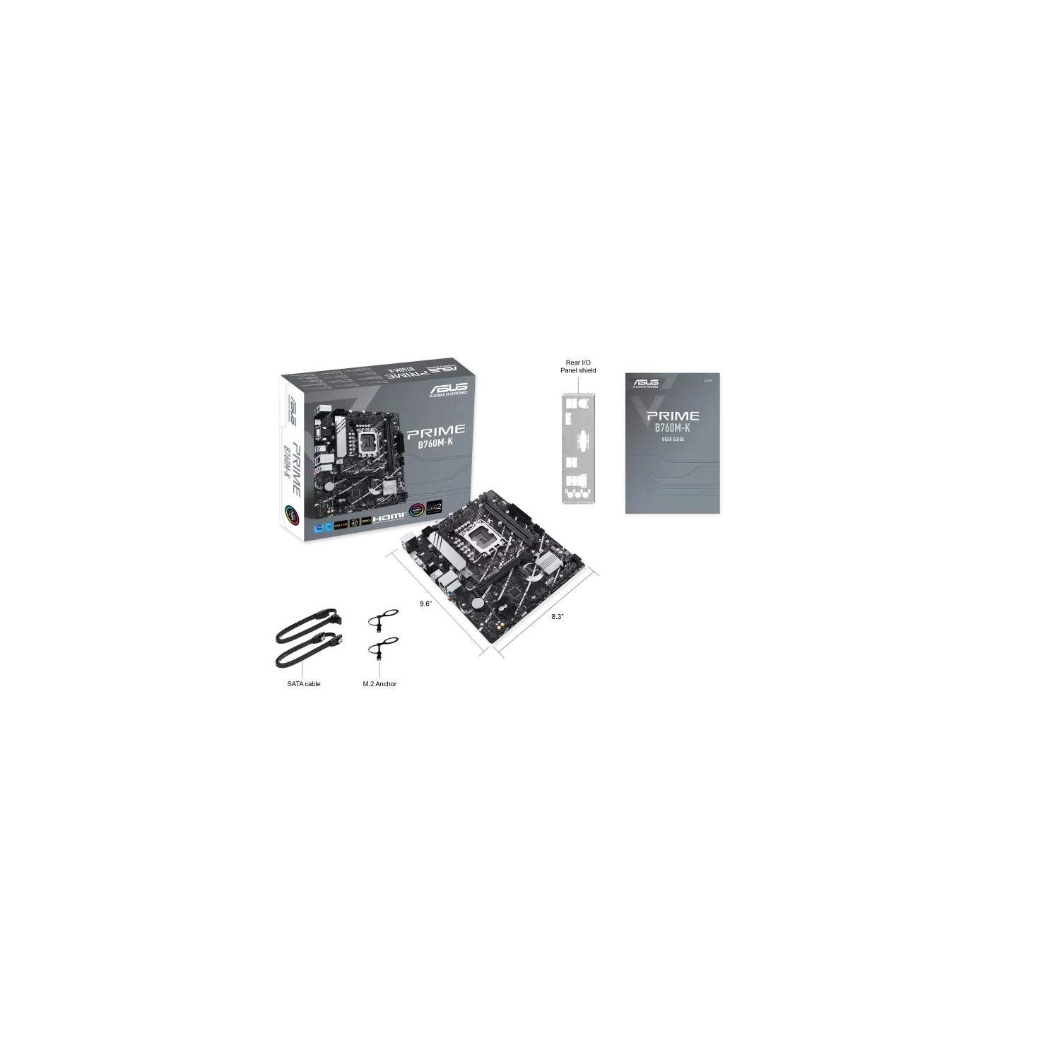 MOTHERBOARD ASUS PRIME B760M-K LGA 1700 DDR5