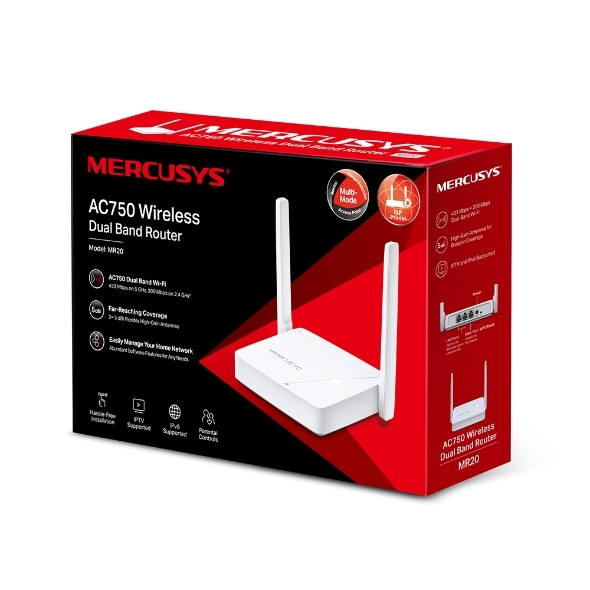 MR20 ROUTER WIR MERCUSYS AC750 DUAL BAND 2
