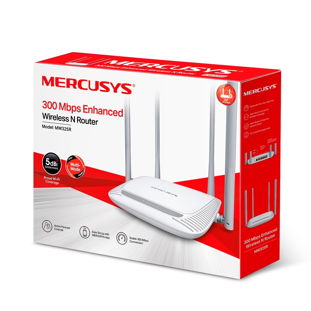 MW325R ROU WI MERCUSYS 300MBPS N 4 ANT