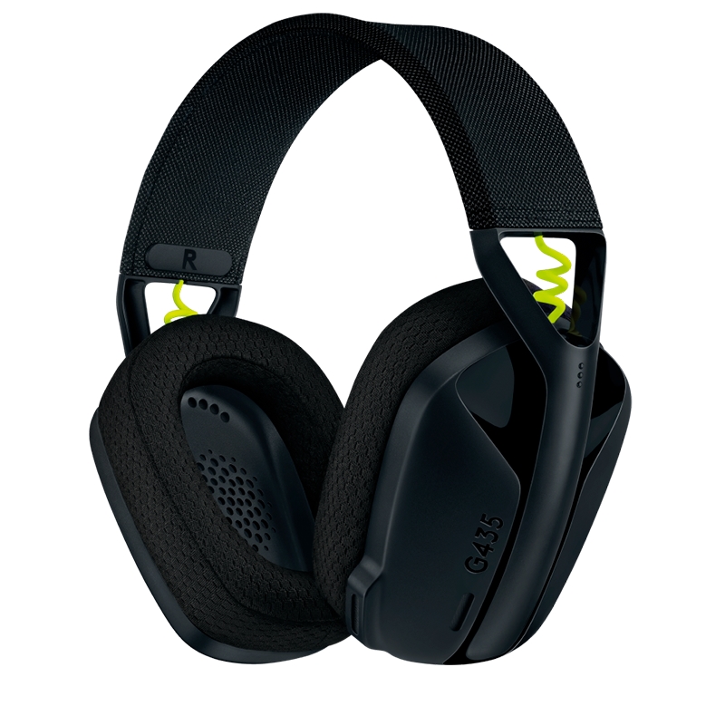 AURICULARES WIRELESS LOGITECH G435 BLACK C/MICROFONO