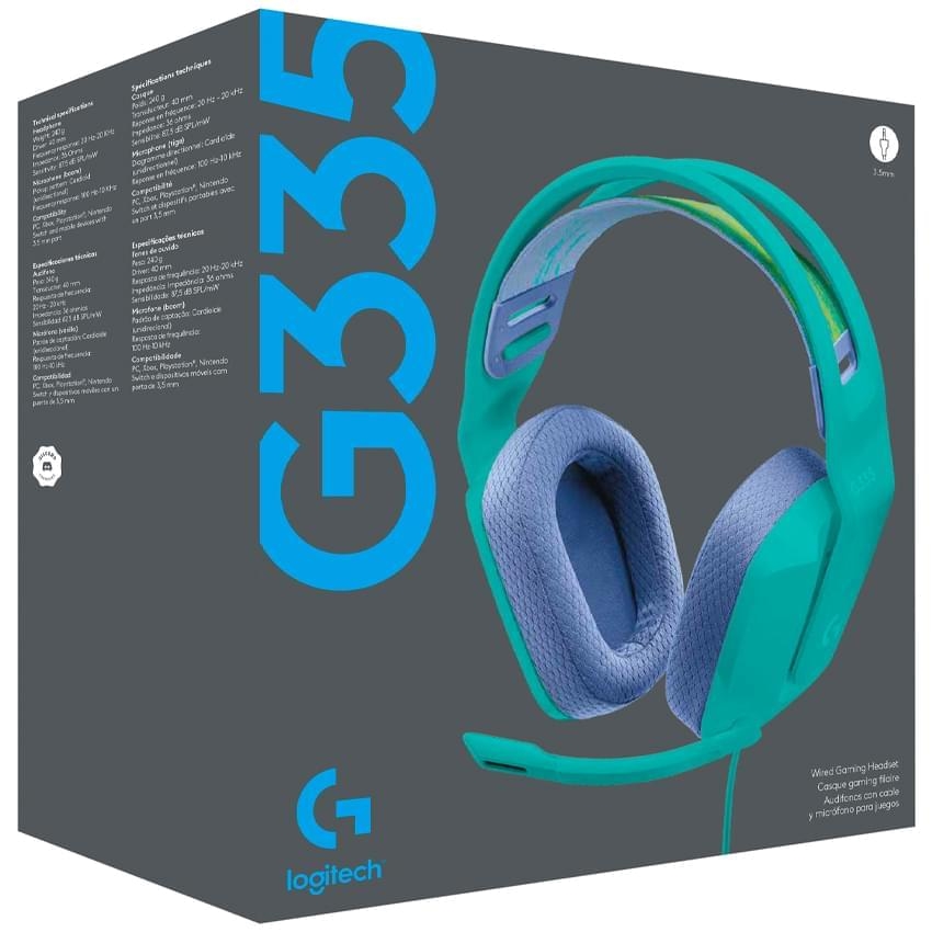 AURICULAR LOGITECH G335 MINT