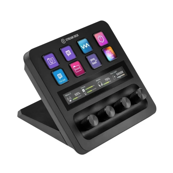 STREAM DECK+ ELGATO 8 BOTONES LCD CUESTOMIZABLES NEGRO