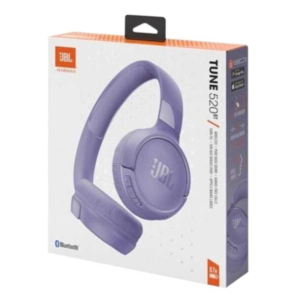 AURICULAR JBL T520 BLUETOOTH VIOLETA