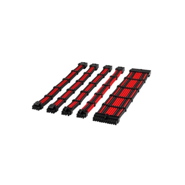CABLE EXTENSION TECWARE FLEX PLUS PSU BLACK/RED (TWAC-FLEXPL-BKRD)