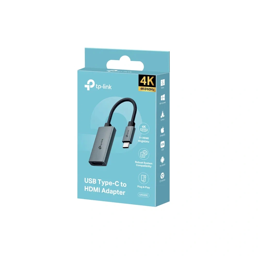 ADAPTADOR TP-LINK UA520C USB-C A HDMI HASTA 4K / 60 HZ
