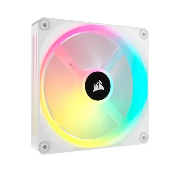 FAN COOLER CORSAIR ICUE LINK QX120 RGB 120MM MAGNETIC RGB SINGLE FAN WHITE