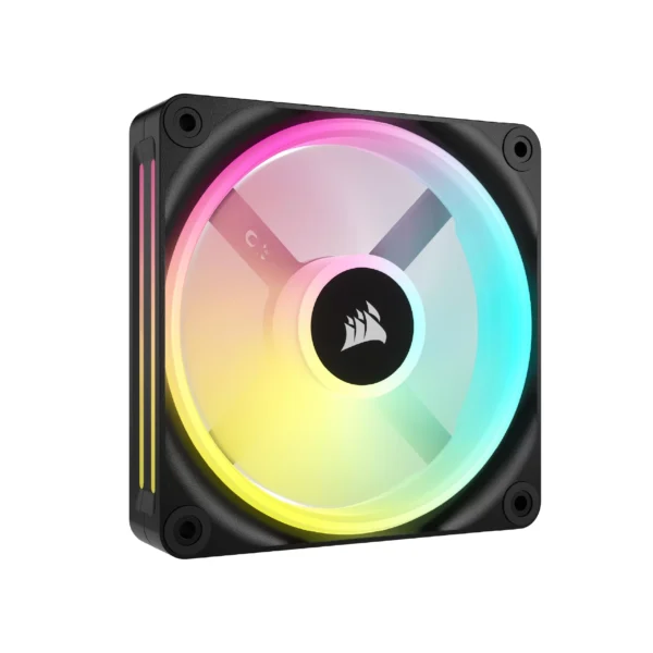 FAN COOLER CORSAIR ICUE LINK QX120 RGB 120MM MAGNETIC RGB SINGLE FAN BLACK