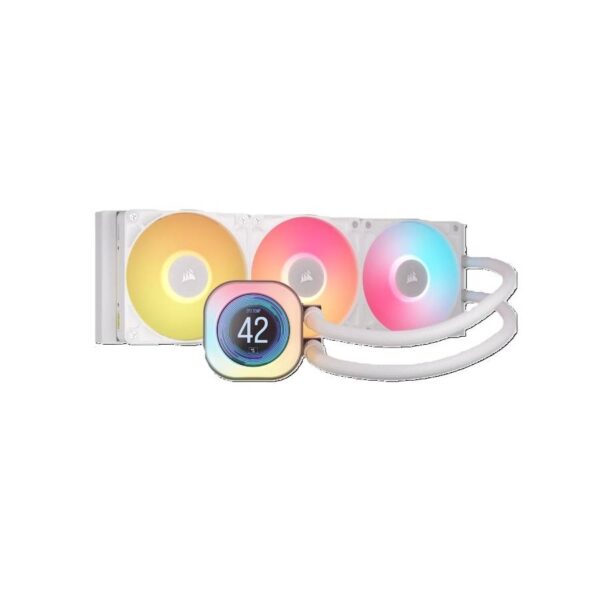 Water Cooling Corsair iCUE LINK TITAN 360 RX LCD 3x CPU Cooler 360mm White