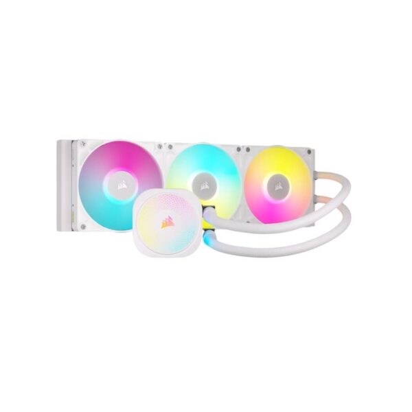 Water Cooling Corsair iCUE LINK TITAN 360 RX RGB 3x CPU Cooler 360mm White