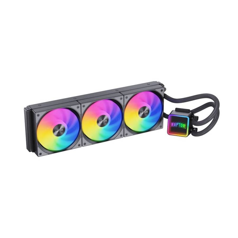 Water Cooling Raptor Aqua Core 360 3x CPU Cooler 360mm Negro