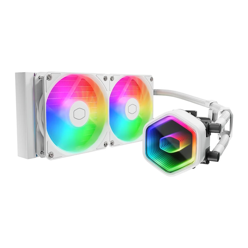 Water Cooling CoolerMaster MasterLiquid 240 Core II ARGB PWM White