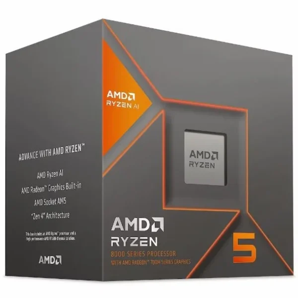 PROCESADOR AMD RYZEN 5 8600G AM5 CON VIDEO CON COOLER