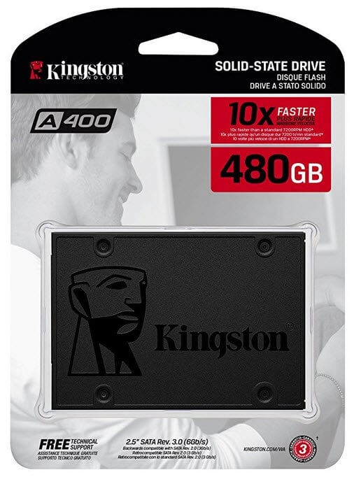 DISCO SOLIDO SSD 480GB KINGSTON A400 2.5
