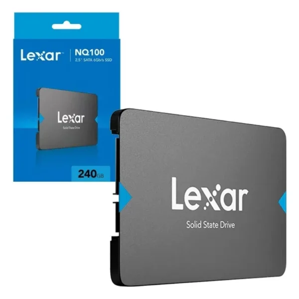 DISCO SOLIDO SSD LEXAR NQ100 240GB SATA 2.5 SATA III 6GB/S 550MB/S