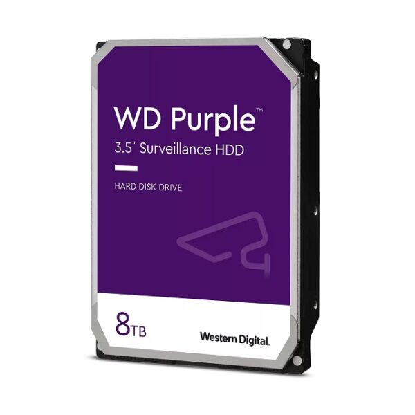 HD Western Digital Interno 8Tb SATA III Purple Surveillance 256Mb 5640 RPM