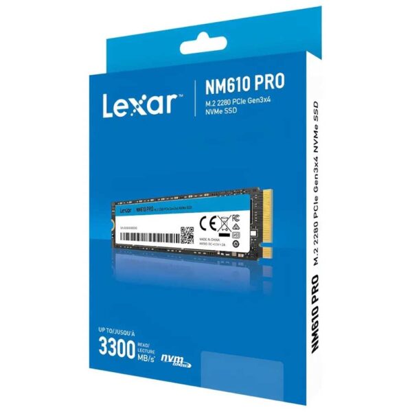 DISCO SOLIDO SSD LEXAR NM610 PRO 500GB M2 NVME