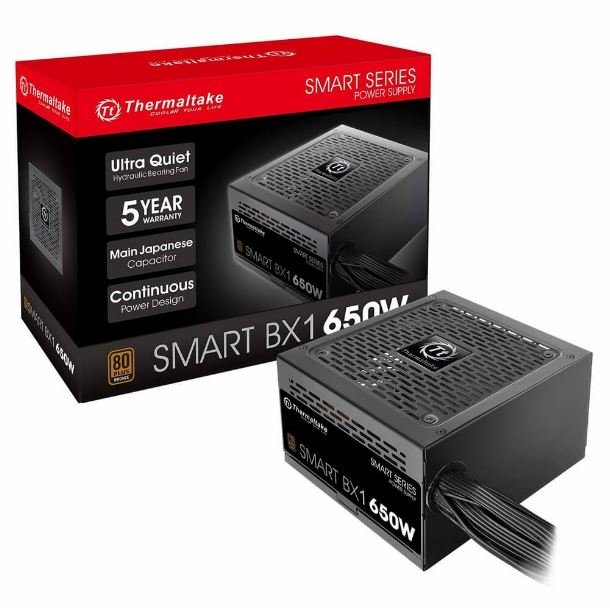 FUENTE THERMALTAKE SMART BX1 650W 80 PLUS BRONZE