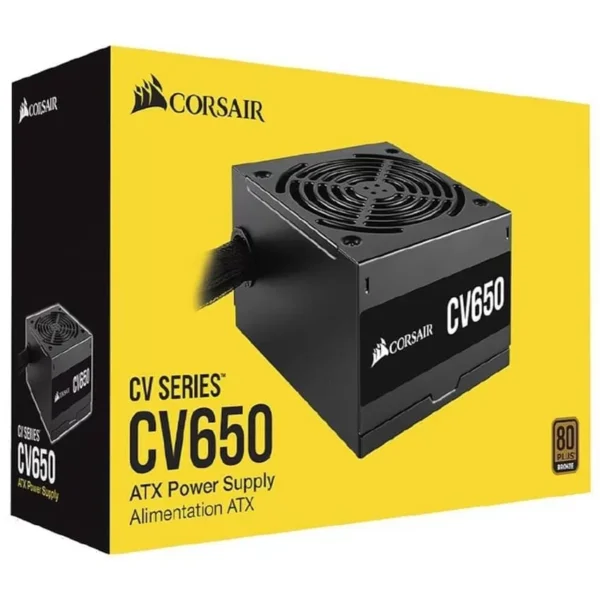 OUTLET FUENTE CORSAIR CV650 650W 80 PLUS BRONZE (USADA)