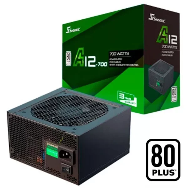 OUTLET FUENTE SEASONIC A12-700 700W 80 PLUS WHITE (USADA)
