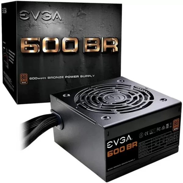 FUENTE EVGA 600W 80 PLUS BRONZE 100-BR-0600 (USADA)